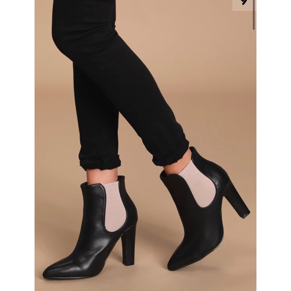 LuLus high heel ankle booties 7